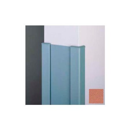 Pawling Surface Mounted End Wall 90Deg Corners, 2'' Wings, 12'H W/Caps, 6"W, Ginger Spice, Recycled Vinyl CG-11R-12-359